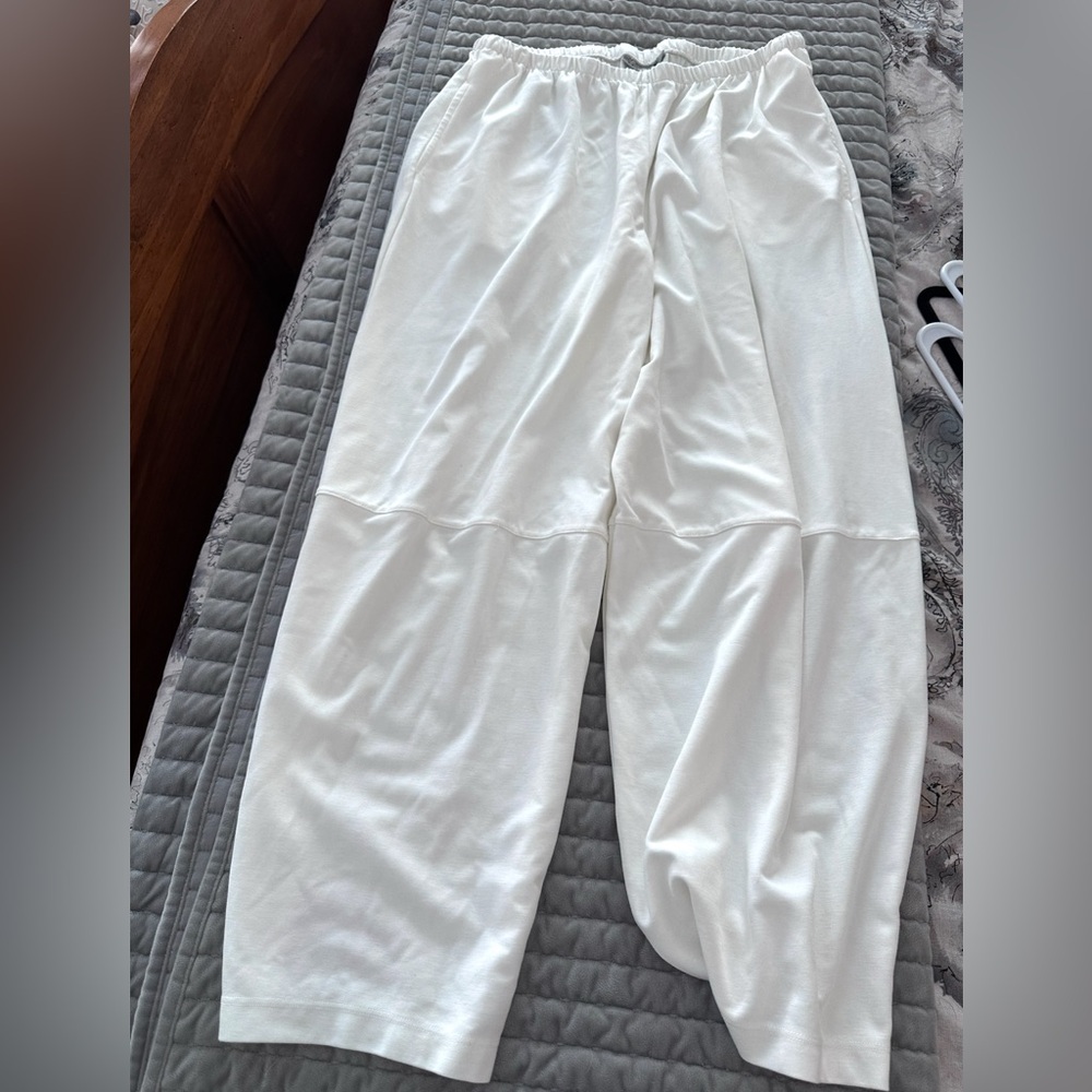 Bryn Walker Barrel Leg Ankle Pants  - Lagenlook - Pockets  size Xl